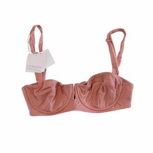Monday Swimwear Underwire Bikini Top | NWT | Blush Pink